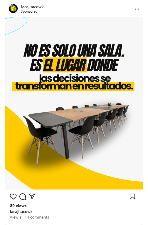 Publicación Instagram La Cajita